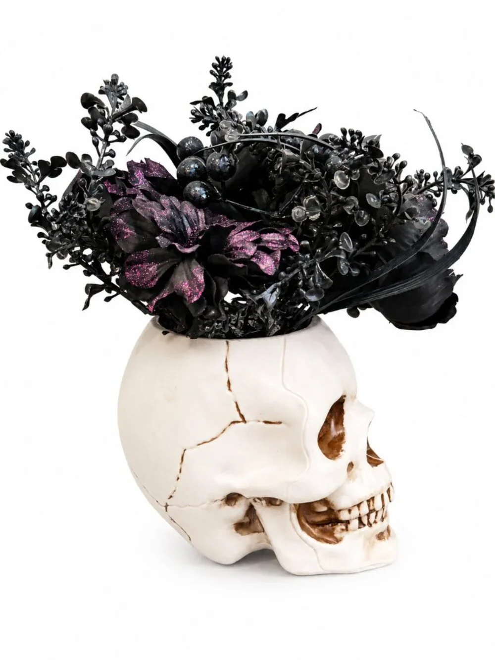 Hyde & EEK! Boutique Faux Creepy Plant Skull Pot Halloween Decor Target 10